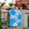 imageMaison d Hermine Kitchen Towels Set of 3 100 Cotton 20quot x 275quot Reusable Cloth Tea Dish Towels Absorbent with Hanging Loop for Kitchen Dining Thanksgiving Christmas Decorations Recolte01  Summer Blues
