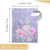 imageMaison d Hermine Kitchen Towels Set of 3 100 Cotton 20quot x 275quot Reusable Cloth Tea Dish Towels Absorbent with Hanging Loop for Kitchen Dining Thanksgiving Christmas Decorations Recolte10  Sweet Rose Lavender  Lush