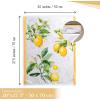 imageMaison d Hermine Kitchen Towels Set of 3 100 Cotton 20quot x 275quot Reusable Cloth Tea Dish Towels Absorbent with Hanging Loop for Kitchen Dining Thanksgiving Christmas Decorations Nila05  Limoncello