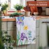 imageMaison d Hermine Kitchen Towels Set of 3 100 Cotton 20quot x 275quot Reusable Cloth Tea Dish Towels Absorbent with Hanging Loop for Kitchen Dining Thanksgiving Christmas Decorations Nila07  Fleurs De Mai