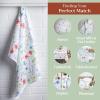 imageMaison d Hermine Kitchen Towels Set of 3 100 Cotton 20quot x 275quot Reusable Cloth Tea Dish Towels Absorbent with Hanging Loop for Kitchen Dining Thanksgiving Christmas Decorations Nila29  Just Floral