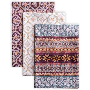 imageMaison d Hermine Kitchen Towels Set of 3 100 Cotton 20quot x 275quot Reusable Cloth Tea Dish Towels Absorbent with Hanging Loop for Kitchen Dining Thanksgiving Christmas Decorations Nila18  Fair Isle