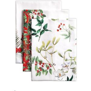imageMaison d Hermine Kitchen Towels Set of 3 100 Cotton 20quot x 275quot Reusable Cloth Tea Dish Towels Absorbent with Hanging Loop for Kitchen Dining Thanksgiving Christmas Decorations Recolte19  Noel