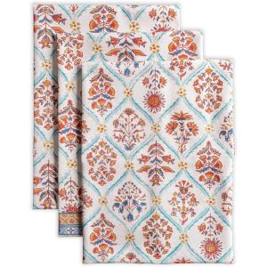 imageMaison d Hermine Kitchen Towels Set of 3 100 Cotton 20quot x 275quot Reusable Cloth Tea Dish Towels Absorbent with Hanging Loop for Kitchen Dining Thanksgiving Christmas Decorations Nila20  Romane