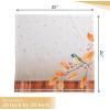 imageMaison d Hermine Cloth Napkins Set of 4 100 Cotton for Thanksgiving Christmas Decorations Everyday Reusable Square Fall Napkins Cloth Washable Dinner Party Christmas Joy 20quotx20quot07  Oak Leaves