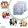 imageMaison d Hermine Cloth Napkins Set of 4 100 Cotton for Thanksgiving Christmas Decorations Everyday Reusable Square Fall Napkins Cloth Washable Dinner Party Christmas Joy 20quotx20quot14  Fairy Tale Forest