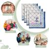 imageMaison d Hermine Cloth Napkins Set of 4 100 Cotton for Thanksgiving Christmas Decorations Everyday Reusable Square Fall Napkins Cloth Washable Dinner Party Christmas Joy 20quotx20quot03  Faience