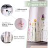 imageMaison d Hermine Shower Curtain 100 Cotton One Panel 70quotx72quot Washable Fabric Mothers Day Shower Curtains for Bathroom Easy Hanging with 12 Button Holes  Home Hotels Gignac02  Botanical Fresh