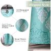 imageMaison d Hermine Shower Curtain 100 Cotton One Panel 70quotx72quot Washable Fabric Mothers Day Shower Curtains for Bathroom Easy Hanging with 12 Button Holes  Home Hotels Gignac16  Versailles