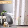 imageMaison d Hermine Shower Curtain 100 Cotton One Panel 70quotx72quot Washable Fabric Mothers Day Shower Curtains for Bathroom Easy Hanging with 12 Button Holes  Home Hotels Gignac02  Botanical Fresh
