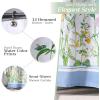 imageMaison d Hermine Shower Curtain 100 Cotton One Panel 70quotx72quot Washable Fabric Mothers Day Shower Curtains for Bathroom Easy Hanging with 12 Button Holes  Home Hotels Gignac08  Fleurs De Mai