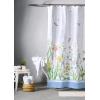 imageMaison d Hermine Shower Curtain 100 Cotton One Panel 70quotx72quot Washable Fabric Mothers Day Shower Curtains for Bathroom Easy Hanging with 12 Button Holes  Home Hotels Gignac08  Fleurs De Mai