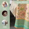 imageMaison d Hermine Shower Curtain 100 Cotton One Panel 70quotx72quot Washable Fabric Mothers Day Shower Curtains for Bathroom Easy Hanging with 12 Button Holes  Home Hotels Gignac31  Luxury Loft  Peach