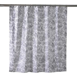 imageMaison d Hermine Shower Curtain 100 Cotton One Panel 70quotx72quot Washable Fabric Mothers Day Shower Curtains for Bathroom Easy Hanging with 12 Button Holes  Home Hotels Gignac29  the Miller  Paloma Grey