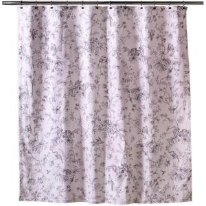 imageMaison d Hermine Shower Curtain 100 Cotton One Panel 70quotx72quot Washable Fabric Mothers Day Shower Curtains for Bathroom Easy Hanging with 12 Button Holes  Home Hotels Gignac12  Jouy Paradise