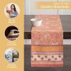 imageMaison d Hermine Table Runner 100 Cotton Double Layer Table Runners 108 inches Long for Thanksgiving Christmas Decorations Home Kitchen Dining Party Wedding Harvest Festival 145quot x 108quot