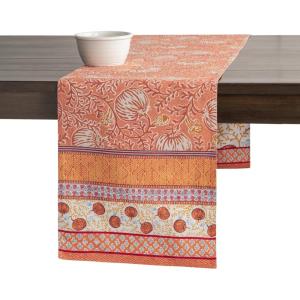 imageMaison d Hermine Table Runner 100 Cotton Double Layer Table Runners 108 inches Long for Thanksgiving Christmas Decorations Home Kitchen Dining Party Wedding Harvest Festival 145quot x 108quot
