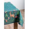 imageMaison d Hermine Table Cloth Rectangle Table 100 Cotton 60 x 120 Inches Fall Tablecloth Reusable Everyday Use for Thanksgiving Christmas Decorations Dining Farmhouse Party Hygge Christmas