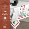 imageMaison d Hermine Table Cloth Rectangle Table 100 Cotton 60 x 120 Inches Fall Tablecloth Reusable Everyday Use for Thanksgiving Christmas Decorations Dining Farmhouse Party Morzine
