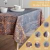 imageMaison d Hermine Table Cloth Rectangle Table 100 Cotton 60 x 120 Inches Fall Tablecloth Reusable Everyday Use for Thanksgiving Christmas Decorations Dining Farmhouse Party Imperfection