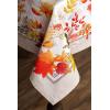 imageMaison d Hermine Table Cloth Rectangle Table 100 Cotton 60 x 90 Inches Fall Tablecloth Reusable Everyday Use for Thanksgiving Christmas Decorations Dining Farmhouse Party Amarante