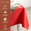 imageMaison d Hermine Table Cloth Rectangle Table 100 Cotton 60 x 90 Inches Fall Tablecloth Reusable Everyday Use for Thanksgiving Christmas Decorations Dining Farmhouse Party Noel