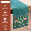 imageMaison d Hermine Table Runner 100 Cotton Double Layer Table Runners 108 inches Long for Thanksgiving Christmas Decorations Home Kitchen Dining Party Wedding Hygge Christmas 145quot x 108quot