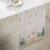 imageMaison d Hermine Table Runner 100 Cotton Single Layer Table Runners 72 inches Long for Thanksgiving Christmas Decorations Home Kitchen Dining Party Wedding Deer in The Woods 145quot x 72quot