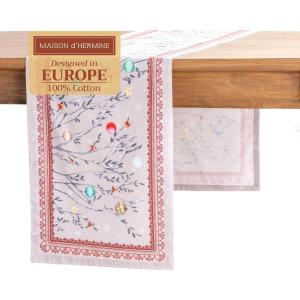 imageMaison d Hermine Table Runner 100 Cotton Single Layer Table Runners 72 inches Long for Thanksgiving Christmas Decorations Home Kitchen Dining Party Wedding Fairy Christmas 145quot x 72quot