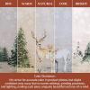imageMaison d Hermine Table Cloth Rectangle Table 100 Cotton 60 x 108 Inches Fall Tablecloth Reusable Everyday Use for Thanksgiving Christmas Decorations Dining Farmhouse Party Deer in The Woods