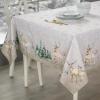 imageMaison d Hermine Table Cloth Square Table 100 Cotton 54 x 54 Inches Fall Tablecloth Reusable Everyday Use for Thanksgiving Christmas Decorations Dining Farmhouse Party Deer in The Woods