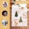 imageMaison d Hermine Table Runner 100 Cotton Double Layer Table Runners 72 inches Long for Thanksgiving Christmas Decorations Home Kitchen Dining Party Wedding Mountain Life 145quot x 72quot