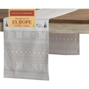 imageMaison d Hermine Table Runner 100 Cotton Double Layer Table Runners 72 inches Long for Thanksgiving Christmas Decorations Home Kitchen Dining Party Wedding Cozy Christmas 145quot x 72quot