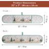imageMaison d Hermine Double Oven Mitt 7quot x 35quot 100 Cotton Heat Resistant BBQ Cooking Gloves with Loop for Thanksgiving Christmas Decorations Baking Cooking Handling Hot Pan Deer in The Woods