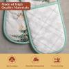 imageMaison d Hermine Double Oven Mitt 7quot x 35quot 100 Cotton Heat Resistant BBQ Cooking Gloves with Loop for Thanksgiving Christmas Decorations Baking Cooking Handling Hot Pan Deer in The Woods