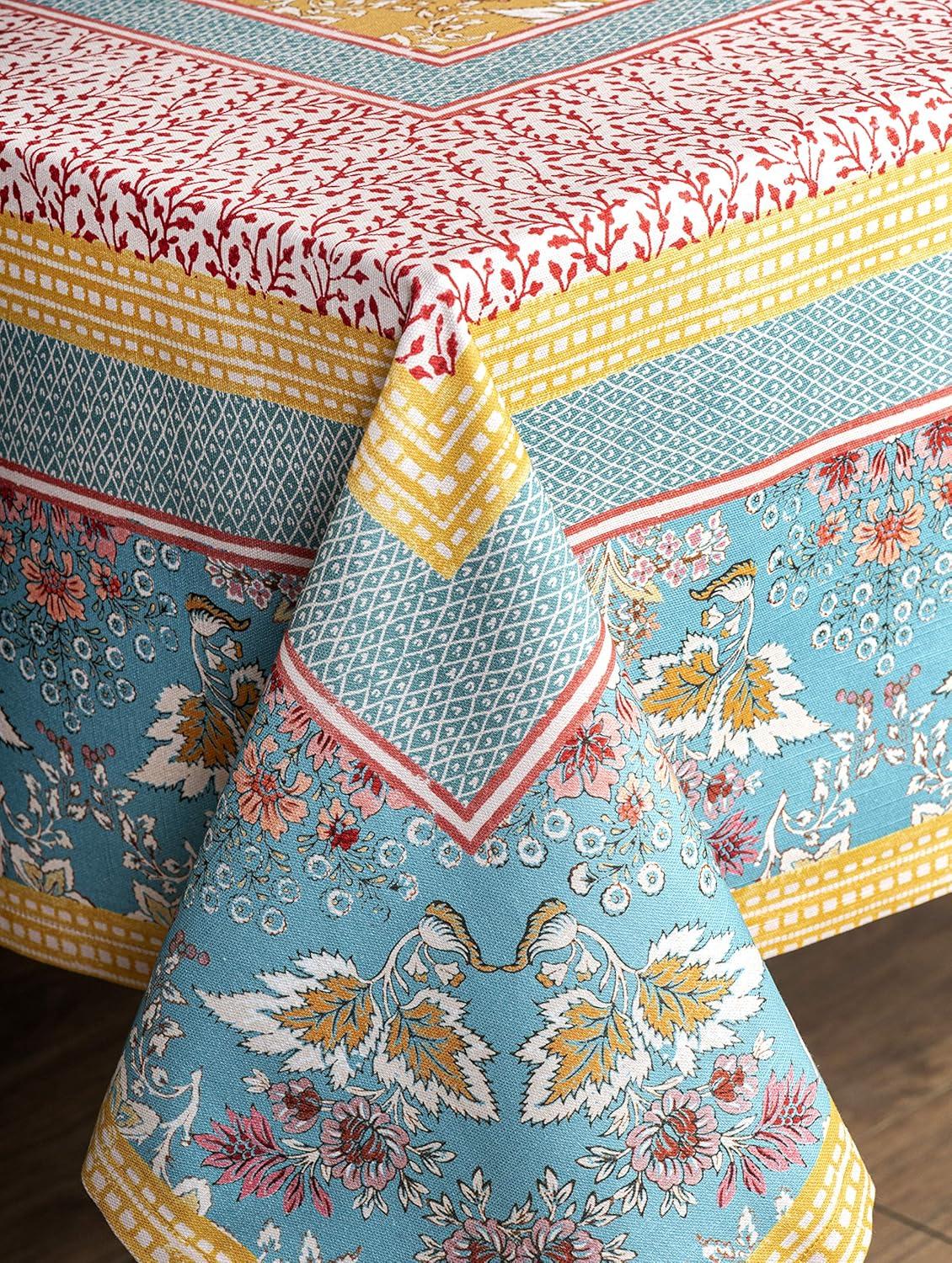 imageMaison d Hermine Table Cloth Rectangle Table 100 Cotton 60 x 108 Inches Tablecloth Reusable Decorative Everyday Use for Dining Room Farmhouse Home Party Festive ampamp Wedding Spring Summer  Marquise