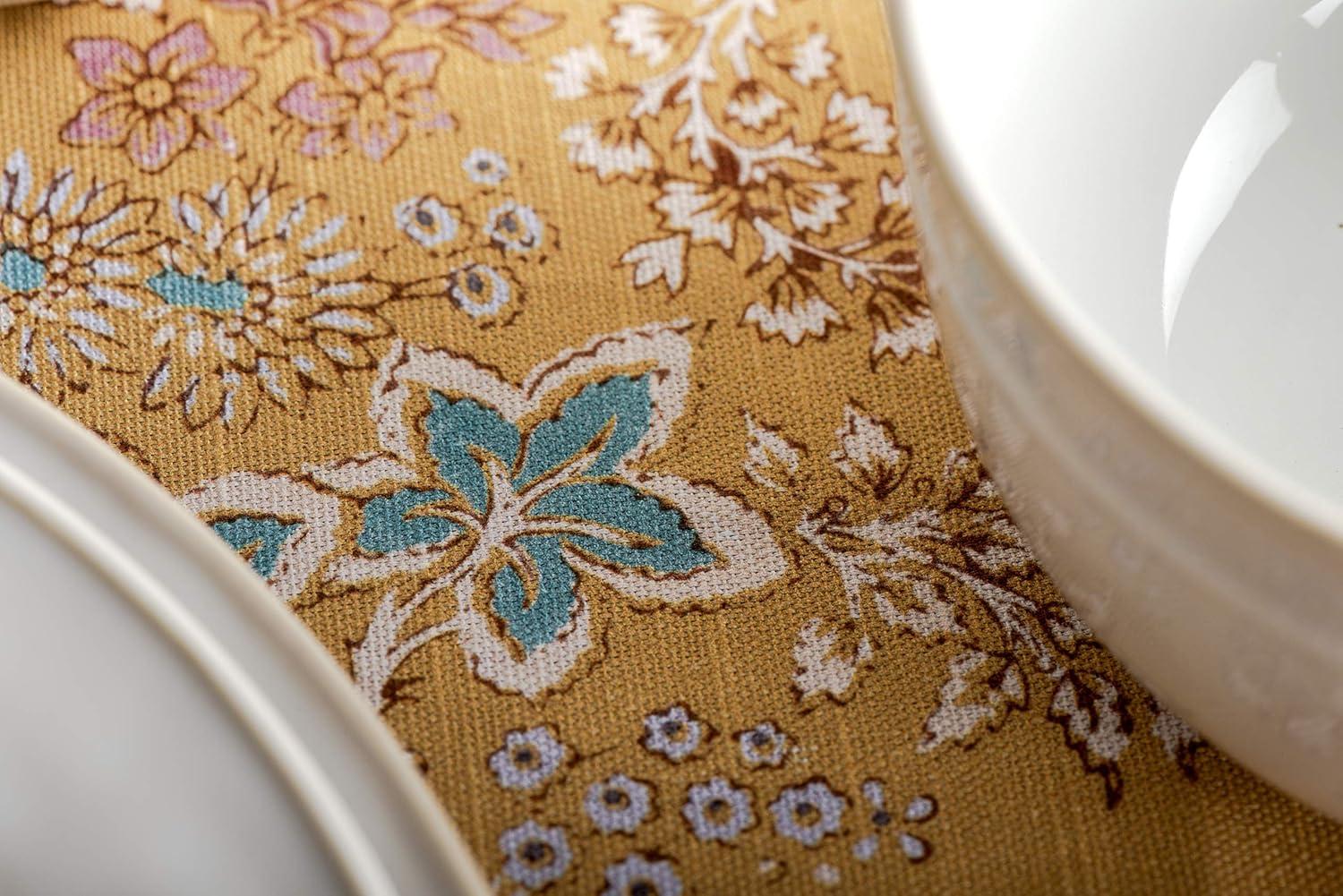 imageMaison d Hermine Table Cloth Rectangle Table 100 Cotton 60 x 108 Inches Tablecloth Reusable Decorative Everyday Use for Dining Room Farmhouse Home Party Festive ampamp Wedding Spring Summer  Marquise