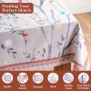 imageMaison d Hermine Table Cloth Rectangle Table 100 Cotton 60 x 120 Inches Fall Tablecloth Reusable Everyday Use for Thanksgiving Christmas Decorations Dining Farmhouse Party Fairy Christmas