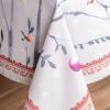 imageMaison d Hermine Table Cloth Rectangle Table 100 Cotton 60 x 120 Inches Fall Tablecloth Reusable Everyday Use for Thanksgiving Christmas Decorations Dining Farmhouse Party Fairy Christmas