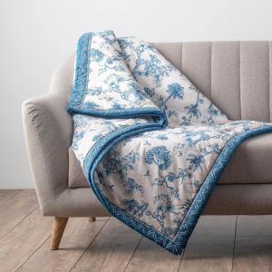 imageMaison d Hermine Throw Blanket for Couch Lightweight Soft Warm Breathable Cotton Throw Blankets for Bed Girls Boys Women Men Gifts Sofa Travel Living Room Chair Bedding 50quotx60quot Sofia08  Bonobo