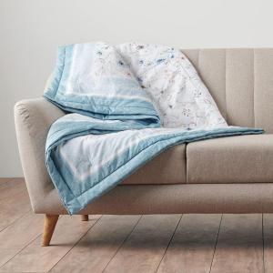 imageMaison d Hermine Throw Blanket for Couch Lightweight Soft Warm Breathable Cotton Throw Blankets for Bed Girls Boys Women Men Gifts Sofa Travel Living Room Chair Bedding 50quotx60quot Sofia19  Ice Florals