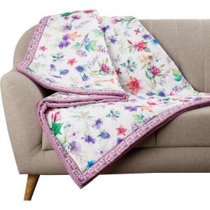 imageMaison d Hermine Throw Blanket for Couch Lightweight Soft Warm Breathable Cotton Throw Blankets for Bed Girls Boys Women Men Gifts Sofa Travel Living Room Chair Bedding 50quotx60quot Sofia43  Chardon