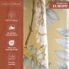 image:imageMaison d Hermine Curtains for Living Room 100 Cotton 108 inch Length Two Panel Light Filtering Curtains for Windows with Rod and Loop Pockets Feuillage  Light Ecru 50 W x 108 L