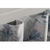 image:imageMaison d Hermine Curtains for Living Room 100 Cotton 124 inch Length One Panel Light Filtering Toile Curtains for Bedroom Windows with Rod and Loop Pockets Drapes Savana Jouy Blue 50 W x 124 L