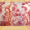 image:imageMaison d Hermine Curtains for Living Room 100 Cotton 124 inch Length Two Panels Light Filtering Toile Curtains for Bedroom Windows with Rod and Loop Pockets Drapes The Miller Red 50 W x 124 L