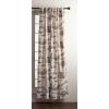 image:imageMaison d Hermine Curtains for Living Room 100 Cotton 124 inch Length Two Panels Light Filtering Toile Curtains for Bedroom Windows with Rod and Loop Pockets Drapes Calais Charcoal 50 W x 124 L