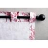 image:imageMaison d Hermine Curtains for Living Room 100 Cotton 84 inch Length One Panel Light Filtering Toile Curtains for Bedroom with Rod and Loop Pockets The Miller Red White Background 50 W x 84 L
