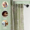 image:imageMaison d Hermine Curtains for Living Room 100 Cotton 84 inch Length Two Panels Light Filtering Toile Curtains for Bedroom Windows with Rod and Loop Pockets Drapes Joli Jouy Green 50 W x 84 L
