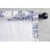 image:imageMaison d Hermine Curtains for Living Room 100 Cotton 96 inch Length Two Panels Light Filtering Toile Curtains for Bedroom Windows with Rod and Loop Pockets Drapes Trianon Blue 50 W x 96 L