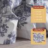image:imageMaison d Hermine Curtains for Living Room 100 Cotton 96 inch Length Two Panels Light Filtering Toile Curtains for Bedroom Windows with Rod and Loop Pockets Drapes Trianon Blue 50 W x 96 L